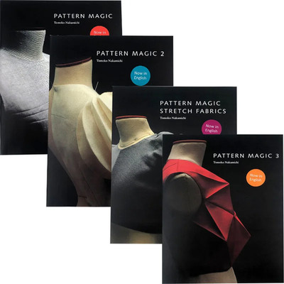 4 Books/Set Tomoko Nakamichi Pattern Magic Book Volume 1-4 Stretch Fabrics Cloth