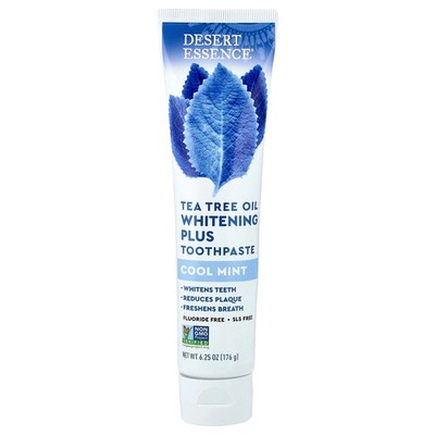 Tea Tree Oil Whitening Plus Toothpaste, Cool Mint, 6.25 oz (176 g)