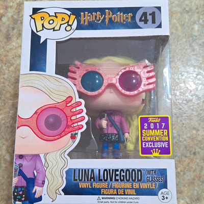 Funko Pop! Harry Potter Luna Lovegood with Glasses Vinyl Figurine #41