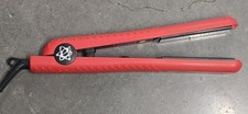 Evalectric 1.25 Inch Ceramic Flat Iron, Christmas Red - TESTED WORKING