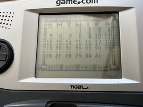 vintage 1997 Tiger Game.Com console w box - LINES ON SCREEN