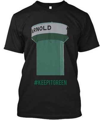 #KeepItGreen Arnold MO Water Tower T-Shirt Made in the USA Size S to 5XL
