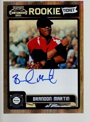 2011 Playoff Contenders Rookie Ticket Autograph #RT44 Brandon Martin
