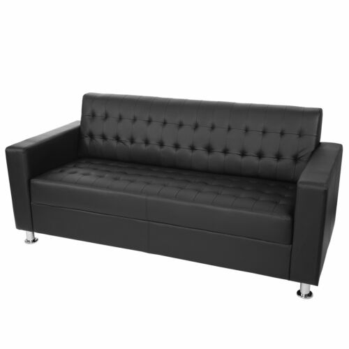 3-1-1 Sofagarnitur Kunda, Couch Loungesofa Kunstleder, Metall-Füße schwarz - Bild 4 von 7