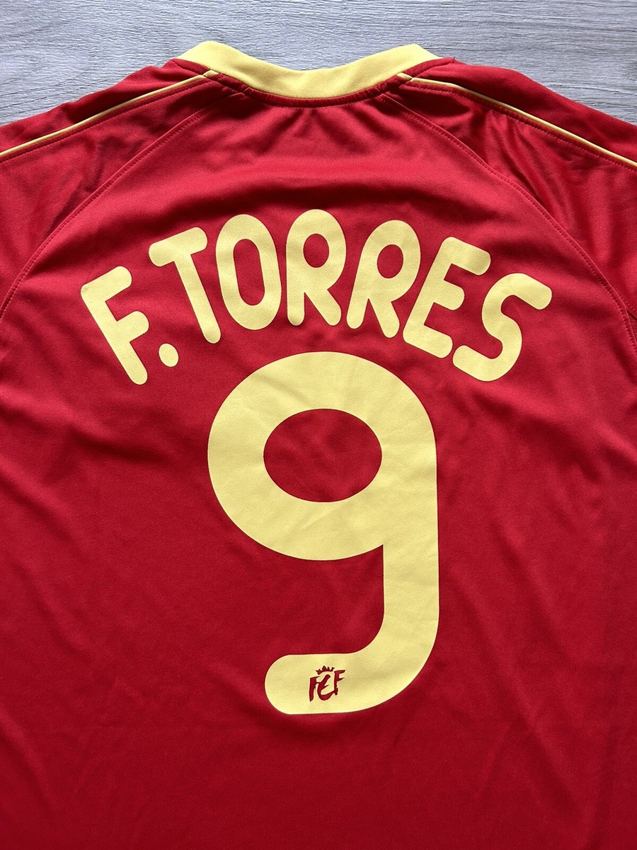 maillot de foot Vintage adidas équipe d Espagne F Torres taille M