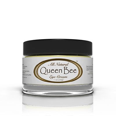 QUEEN BEE 100% Organic Under Eye Dark Circle Treatment Cream (1oz) bags wrinkles