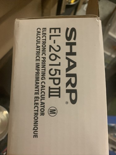Sharp EL2615PIII Heavy-Duty Printing Calculator - Picture 4 of 12