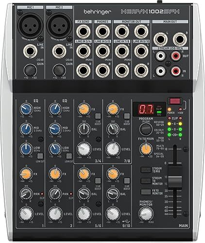 Behringer Xenyx 1002SFX 10-channel Analog Streaming MixerFrom Japan - Picture 1 of 2