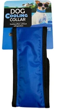 Evriholder Dog Cooling Collar Blue Size Medium No Refrigeration Required