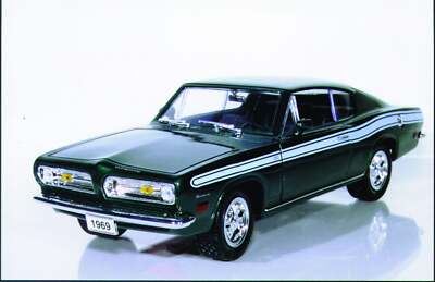 1:18 Yatming Plymouth Barracuda '69 green, yellow | eBay