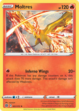Moltres 21/172 Rare Holo | Brilliant Stars | Pokemon Card