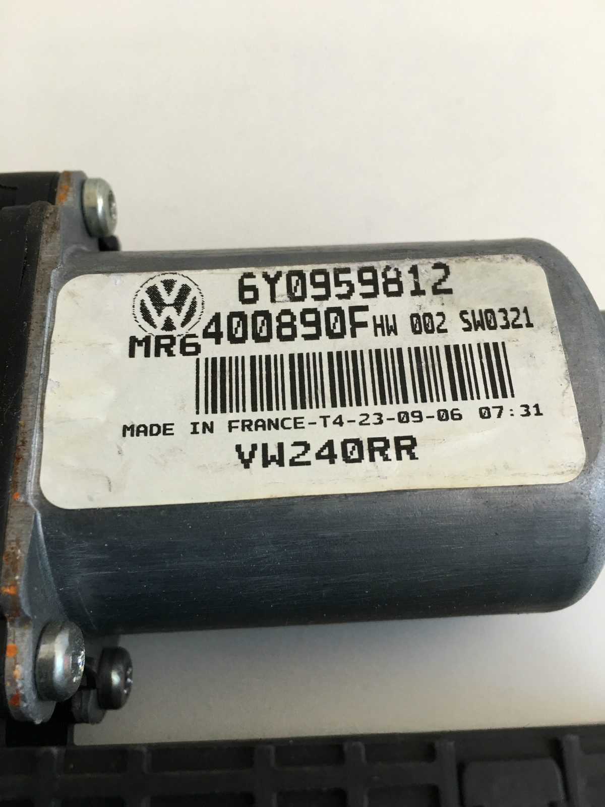 VW Polo Fensterhebermotor Fenstermotor Türsteuergerät HR 6Y0959812