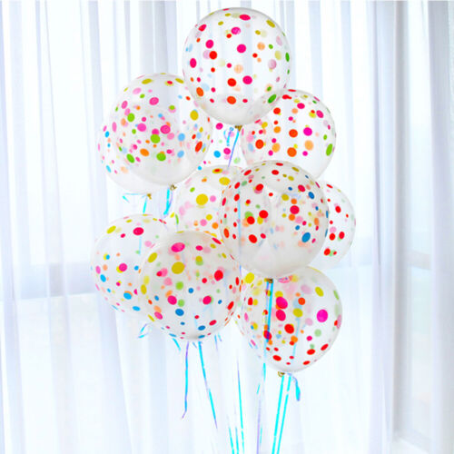 50 Palloncini a Punti in Lattice Colorati Decorazioni Natalizie Accessori per Feste - Foto 9 di 10