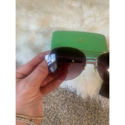 kate spade Sunglasses Cream Brown Gradient | eBay