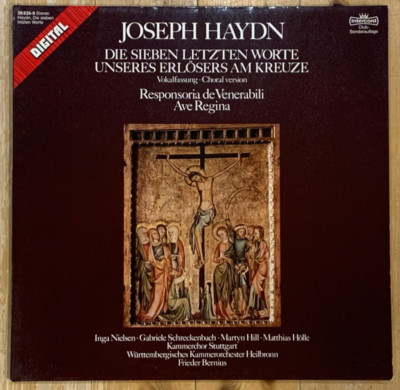 Haydn The Seven Last Words of Our Saviour FRIEDER BERNIUS Intercord 2LP MINT