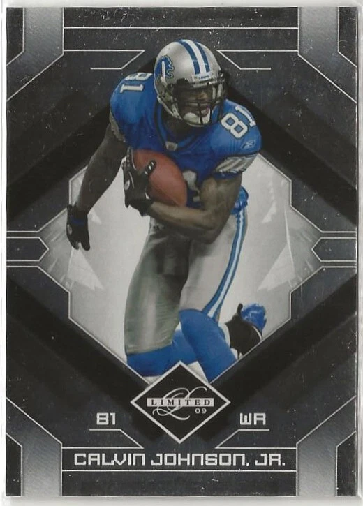 CALVIN JOHNSON - WR - Bills - 2009 Panini Donruss Limited  302/399  #33  (6305a) - Image 2 of 3
