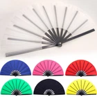 Portable Hand Fan Solid Blank Folding Fan Wedding Favours Party Dance Fan Gift
