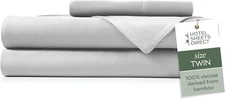 Hotel Sheets Direct 100% Viscose Derived from Bamboo Sheets Set Twin - Coolin...