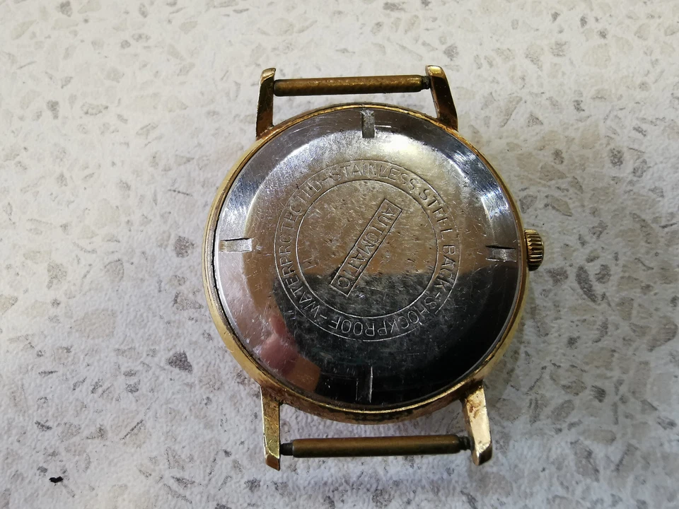 Reloj Hombre Vintage SUIZO CHAPADO EN ORO AUTOMÁTICO Foto 4 de 4