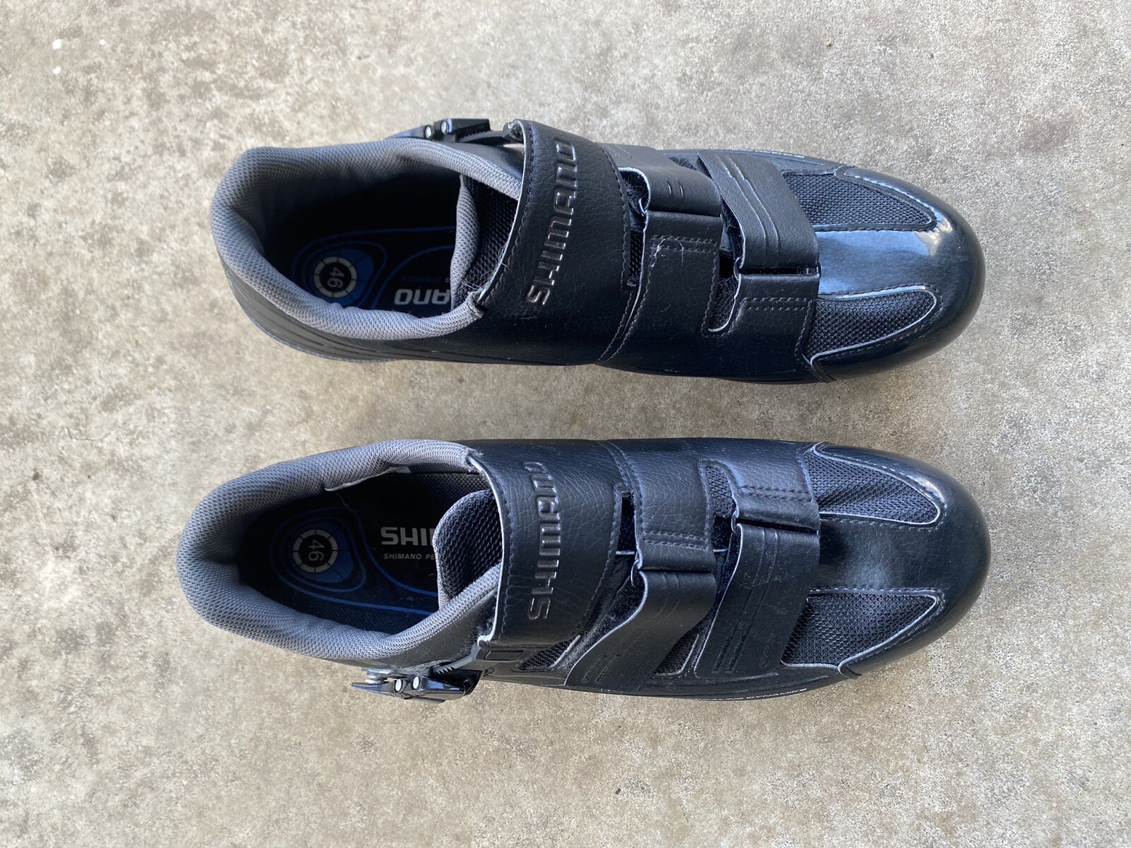 shimano rp3 road shoes black