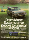 1986 Delco Electronics Vintage Magazine Ad Buick on a Golf Course