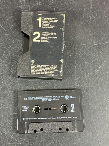 Doobie Brothers 2 Cassette Toulouse Street & Captain & Me Rare WB M5 2694 2634 - Picture 9 of 12