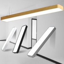 Lampada a sospensione LED ufficio luce a sospensione acrilico plafoniera montaggio superficie negozio