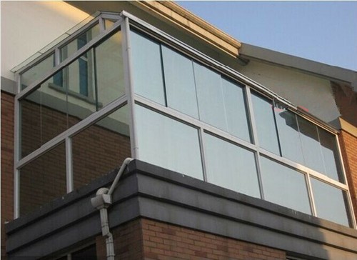 Reflective Mirrored Window Film One Way Privacy Solar Tint Silver&Grey Building - Picture 5 of 12