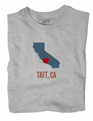Taft California CA T-Shirt HEART