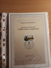 BRD ersttagsb&auml;tter etb fdc Mk kompletter Jahrgang Vollstempel  Post ESST  1985