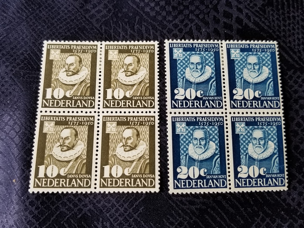 Netherlands Stamp Set - MH - 1950 375th Anniversary of University