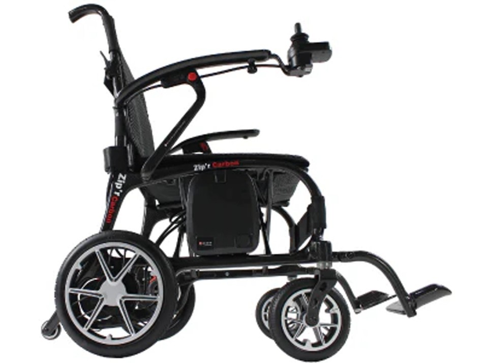 28 Lbs Carbon Fiber Folding Electric Wheelchair 300 Lb Weight Capacity