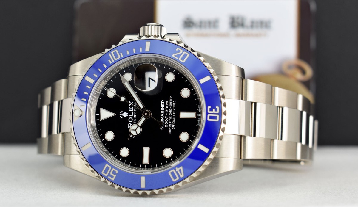 Rakiaさま♡ロイヤルブルー ROLEX 41mm White Gold Submariner 
