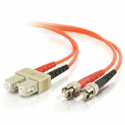 5 PACK LOT 10m SC-ST Duplex 62.5/125 OM1 Multimode Fiber Patch Cable Orange 33FT