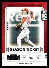2021 Panini Contenders  Tommy Edman #27 St Louis Cardinals Baseball Card