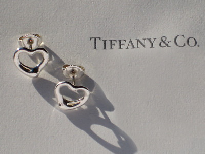 Heart Elsa Peretti Stud Earrings RRP 