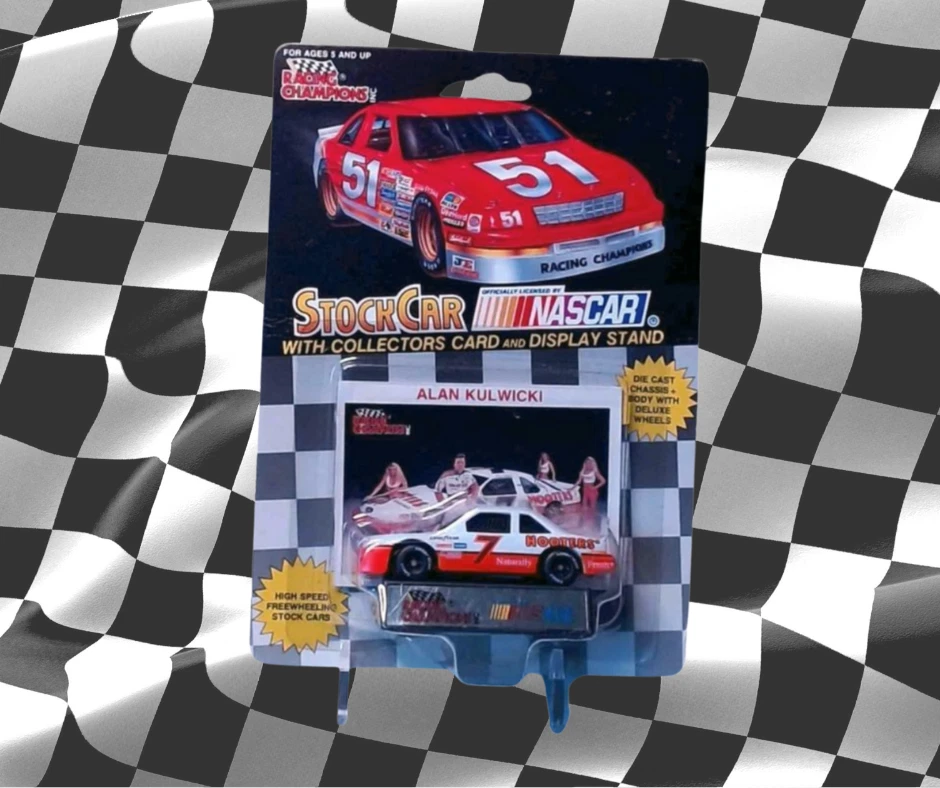 3 Vintage NASCAR Die-Cast Cars – Brickyard 400, Lake Speed #83, Alan Kulwicki #7 - Image 4 of 4