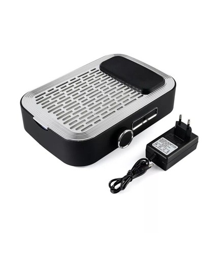 Aspiratore Per Unghie Ricaricabile 80 W Da Tavolo Poggia Mani Manicure Estetica - Foto 6 di 6