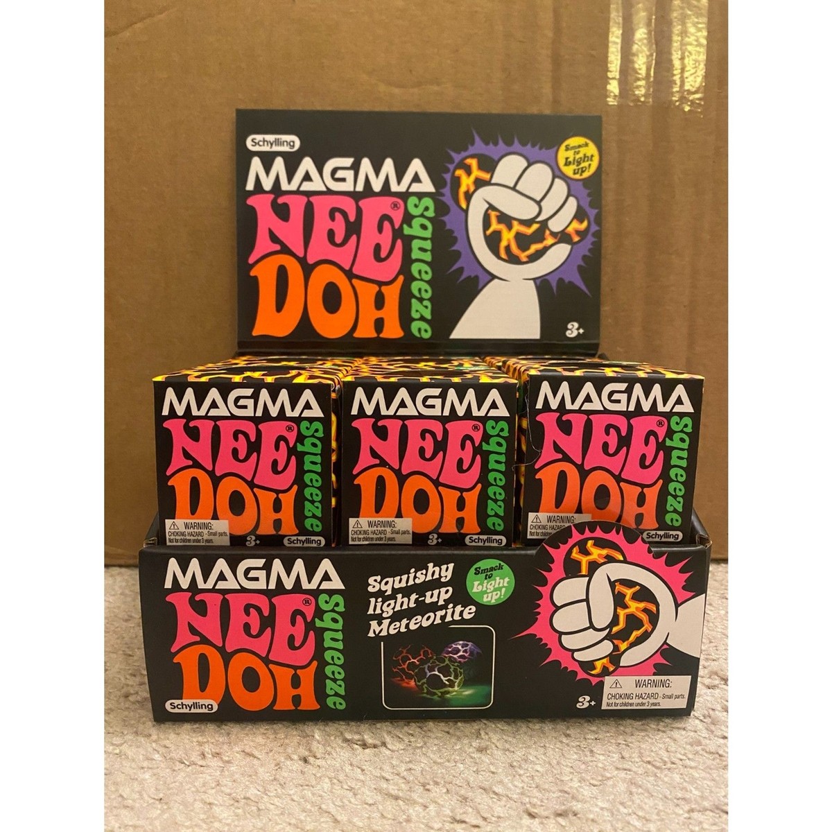 Schylling Magma NeeDoh Squeeze Balls (Case of 12). Please Note