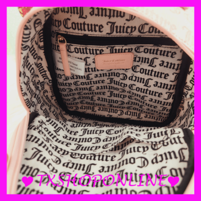 Juicy Couture Macroon Logo Backpack JUICY COUTURE Bag Rosie Mini Backpack - Pink Macroon | eBay main image 2
