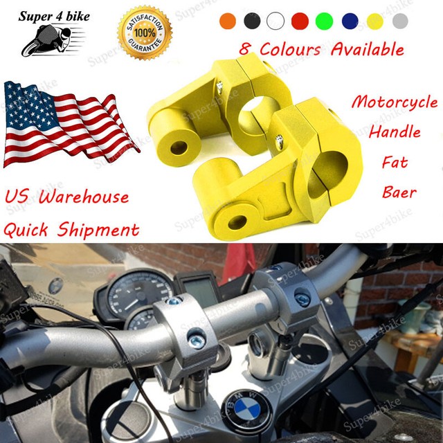 Motorcycle Handlebar Handle Bar Risers Mount Clamp For BMW F650CS