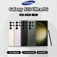 NEW SEALED SAMSUNG GALAXY S23 ULTRA 5G FACTORY UNLOCKED ALL COLORS  MEMORY