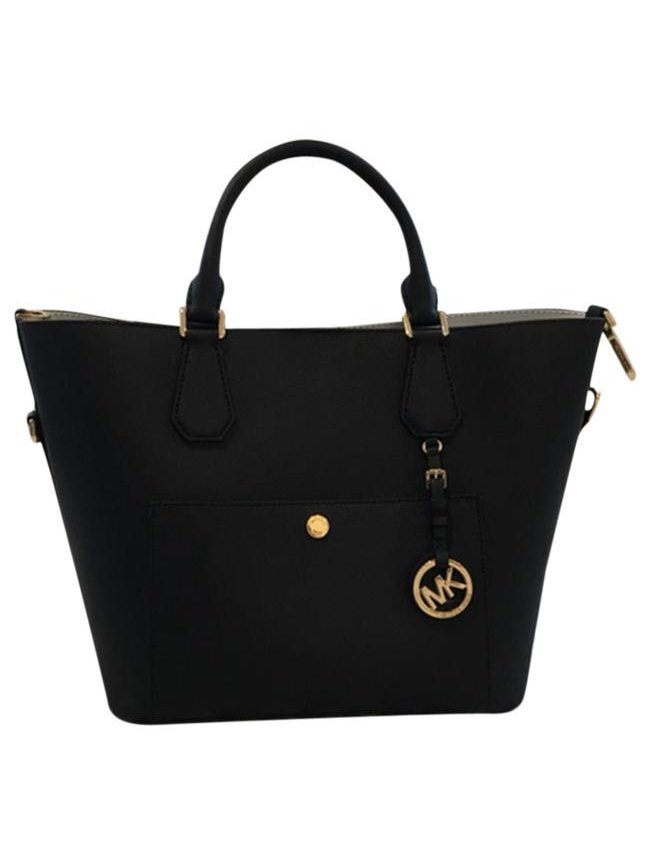 トートバッグ Michael Kors Greenwich Small 32S2GGRC1L 001 BLACK Tote Bag S Michael Kors Women's Greenwich Saffiano Leather Large Grab