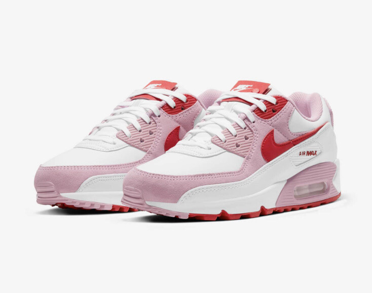 Nike Air Max 90 Love Letter Valentines Day DD8029-100 Women's Size