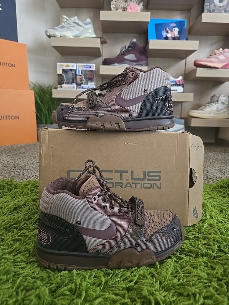 Nike Air Trainer 1 SP x Travis Scott Wheat DR7515-200 - Size 5 Mens