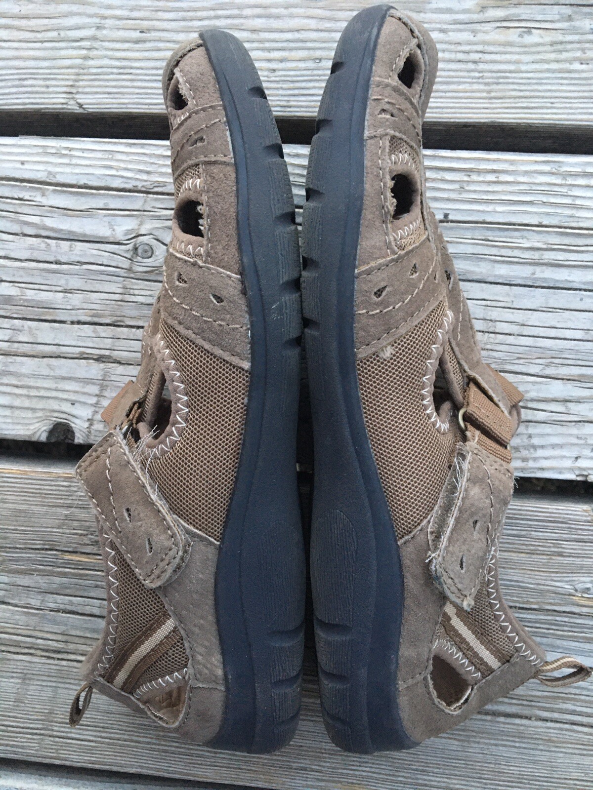 Earth Origins Taye Beige Suede Leather Loafer Shoes Sandals Size 8.5 M Women's eBay