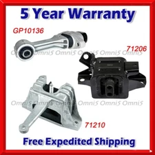 N485 Fits 2018-2022 Hyundai Kona 1.6L AUTO Engine Motor & Trans Mount Set 3pc