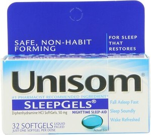 Unused Unisom SleepGels, 32 Count (Pack of 2)