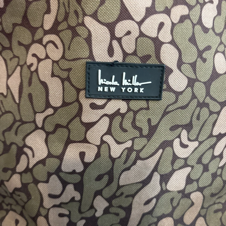 Nicole Miller New York Insulated Lunch Cooler Tote camouflage green/browns - Image 2 of 4