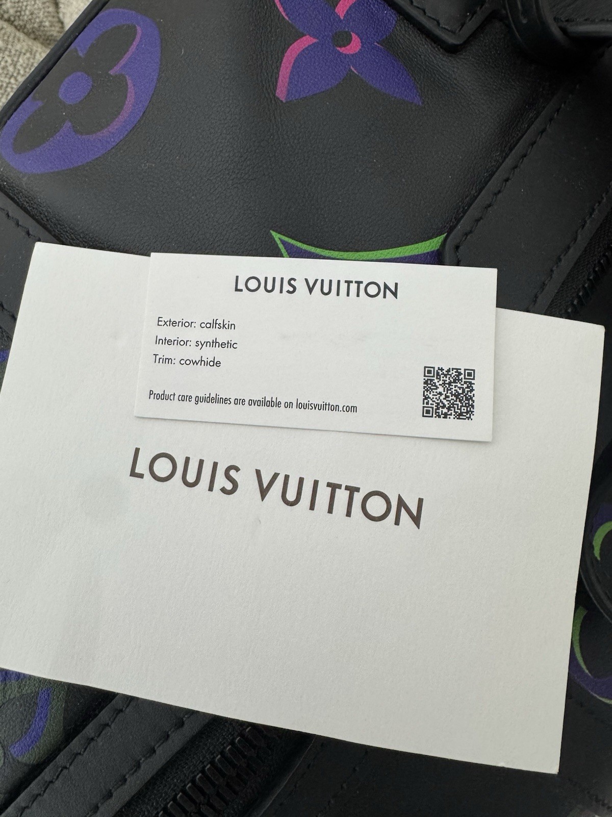 LOUIS VUITTON METEOR 50 KEEPALL TRAVEL BAG BLACK RARE RRP £4500 100percent AUTHENTIC image 7